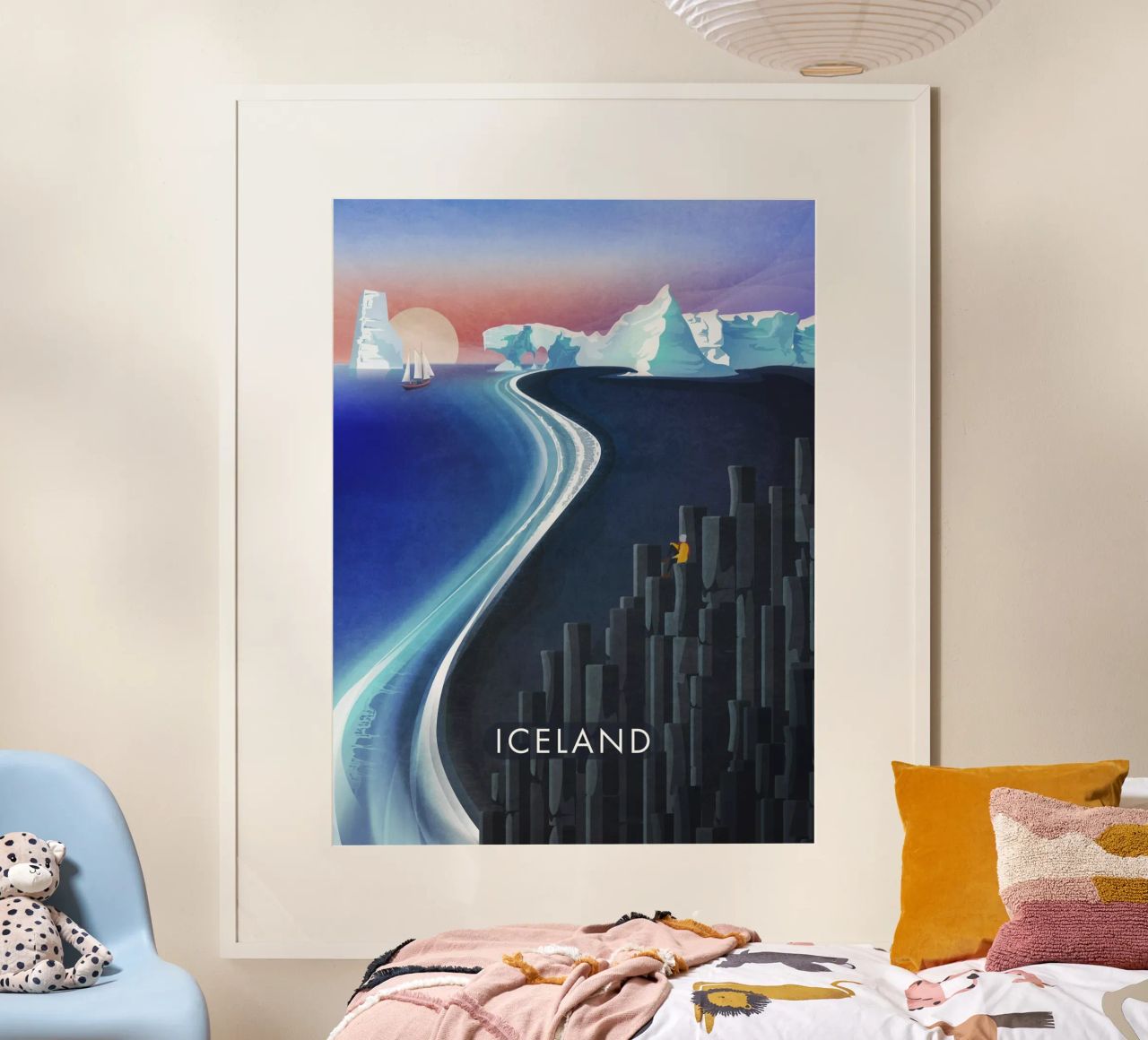Poster de voyage Islande poster de Emel Tunaboylu