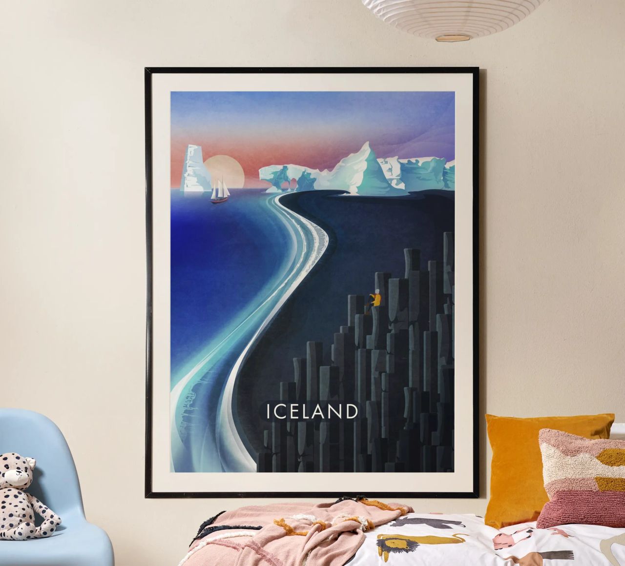 Poster de voyage Islande poster de Emel Tunaboylu