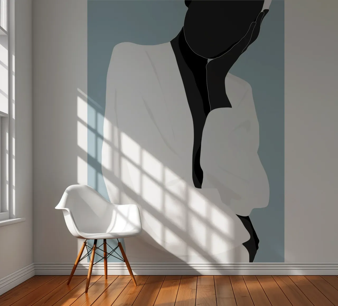 Minimaal figuur fotobehang van M.A.Z.U.N.