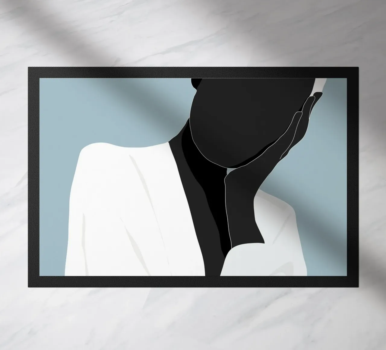 Minimal Figure doormat by M.A.Z.U.N.