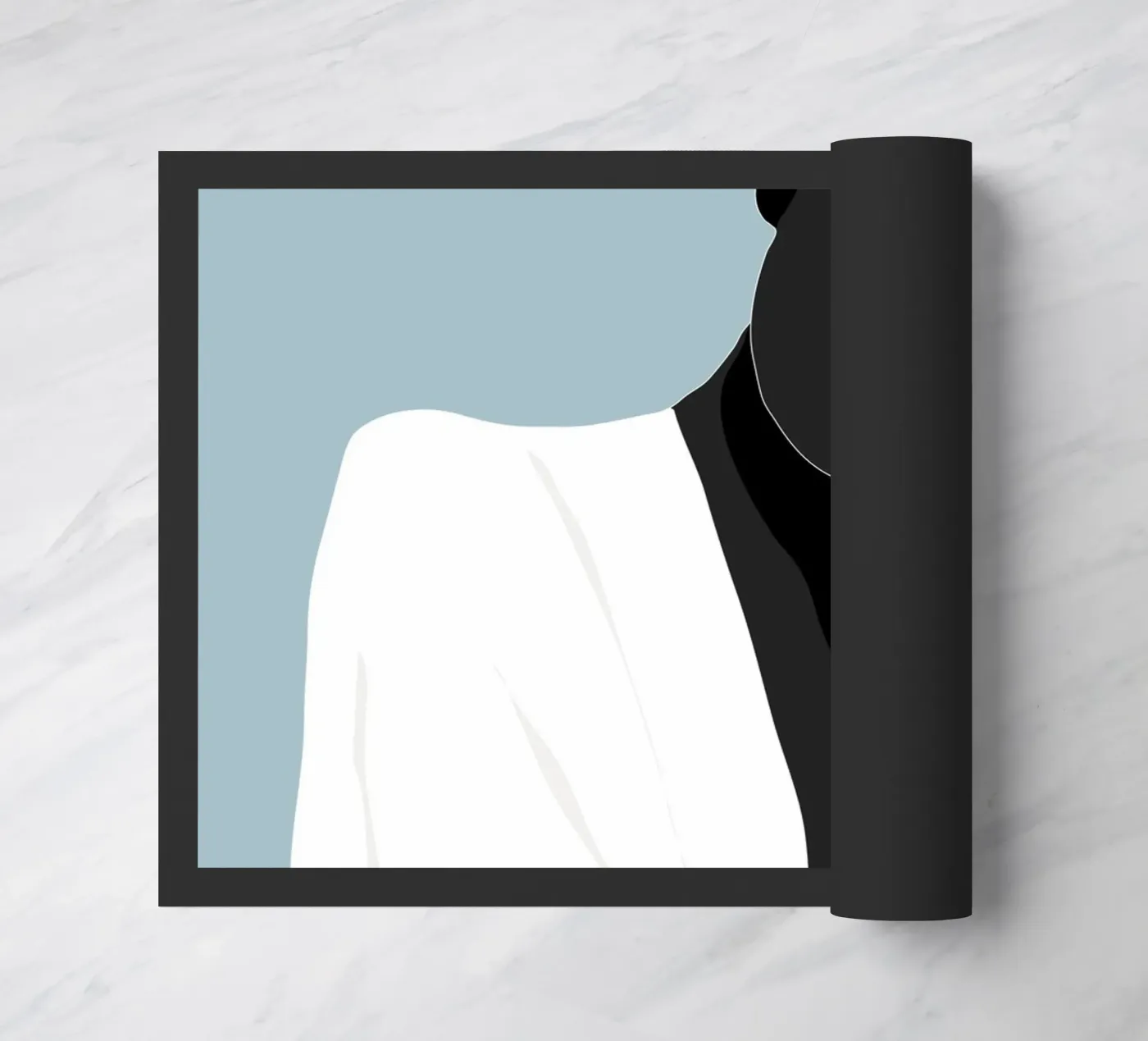 Minimal Figure doormat by M.A.Z.U.N.