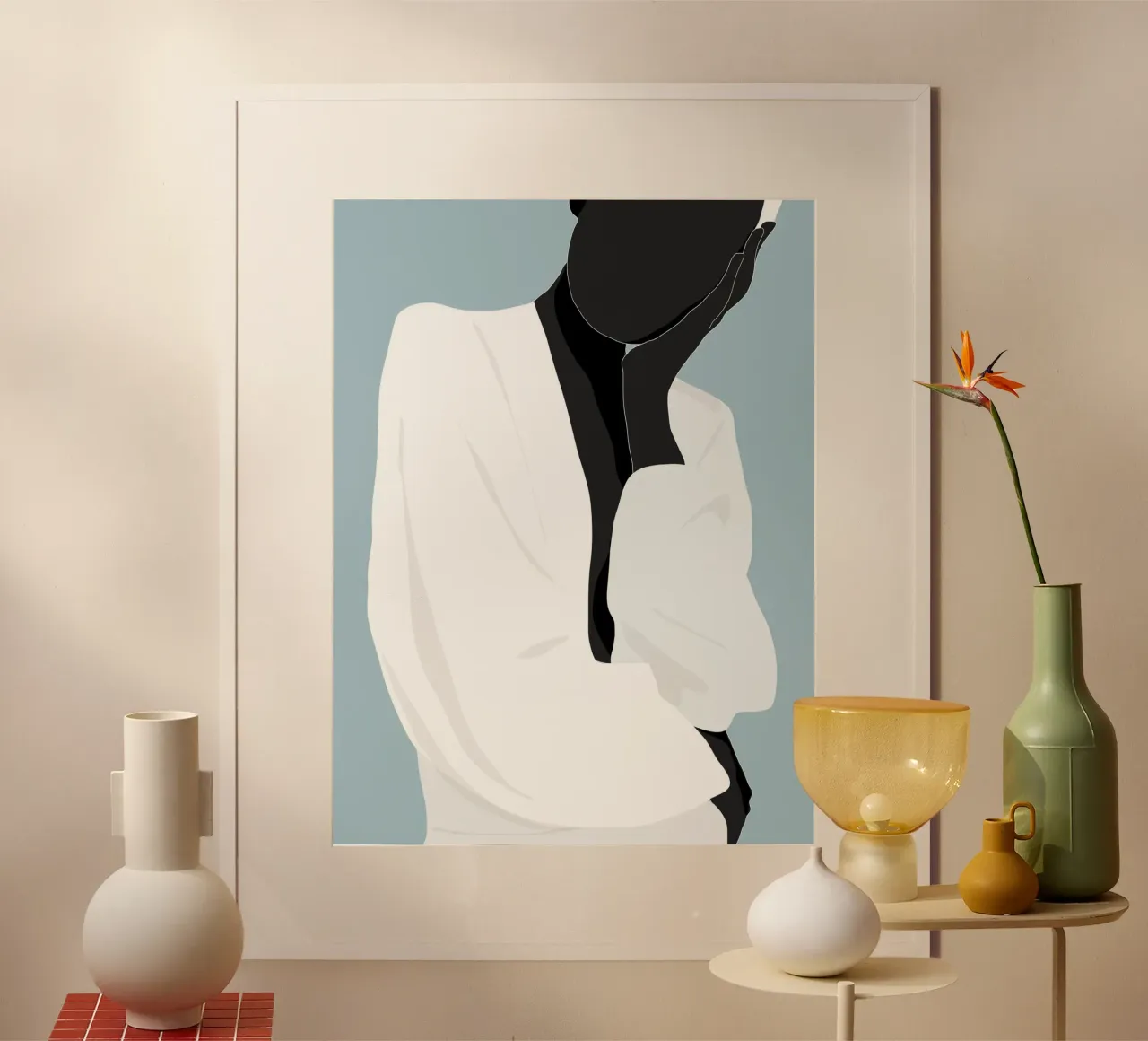 Minimal Figure poster by M.A.Z.U.N.