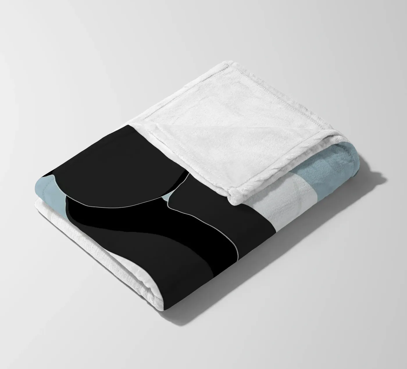 Minimal Figure fleece blanket by M.A.Z.U.N.