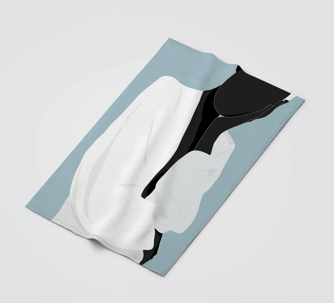Minimal Figure fleece blanket by M.A.Z.U.N.