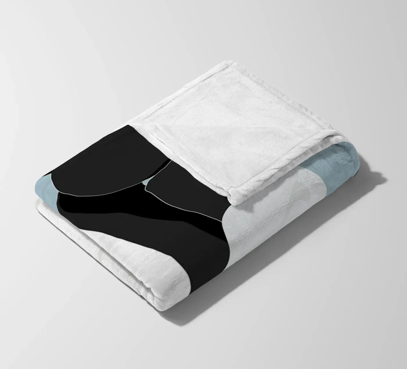 Minimal Figure fleece blanket by M.A.Z.U.N.