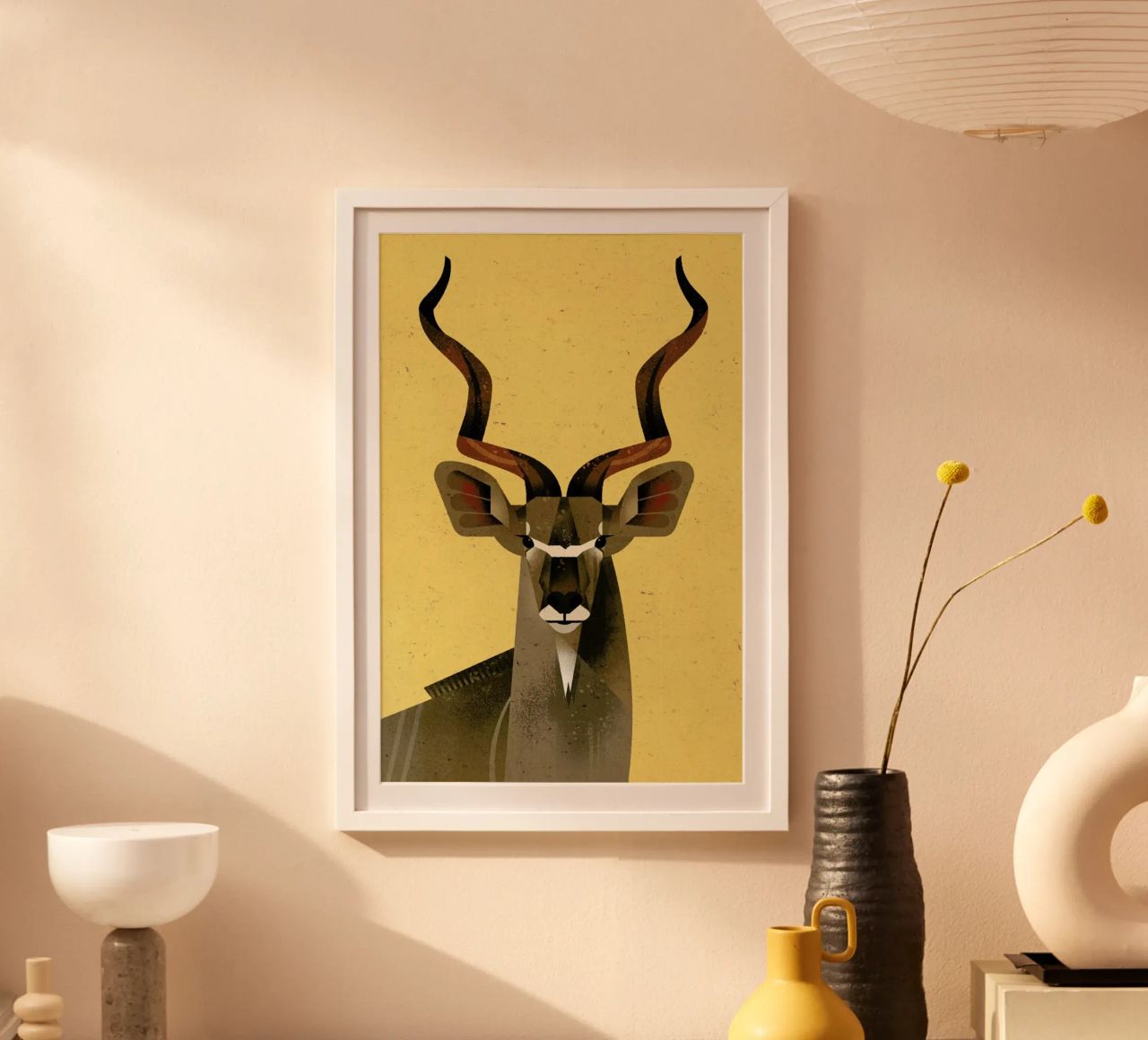 Großer Kudu Poster von Dieter Braun
