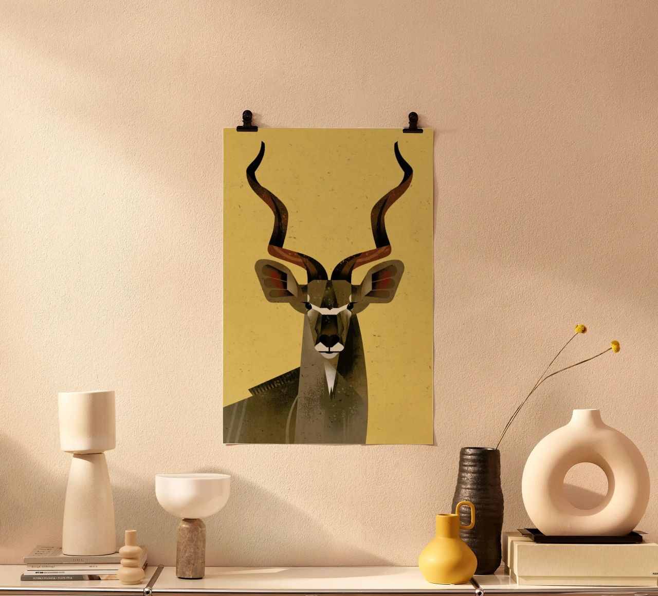 Großer Kudu Poster von Dieter Braun