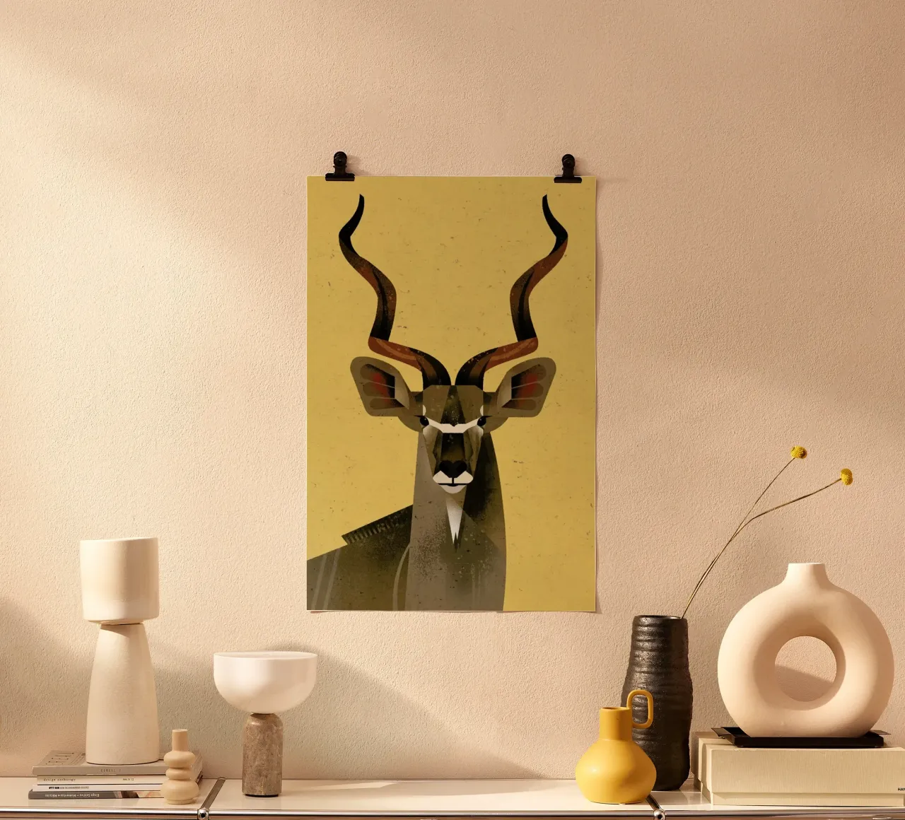 Großer Kudu hahnemühle by Dieter Braun
