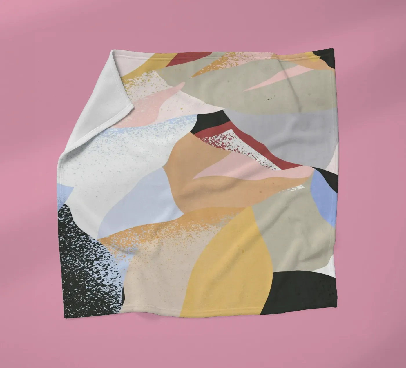 Abstracte berg fleecedeken van M.A.Z.U.N.