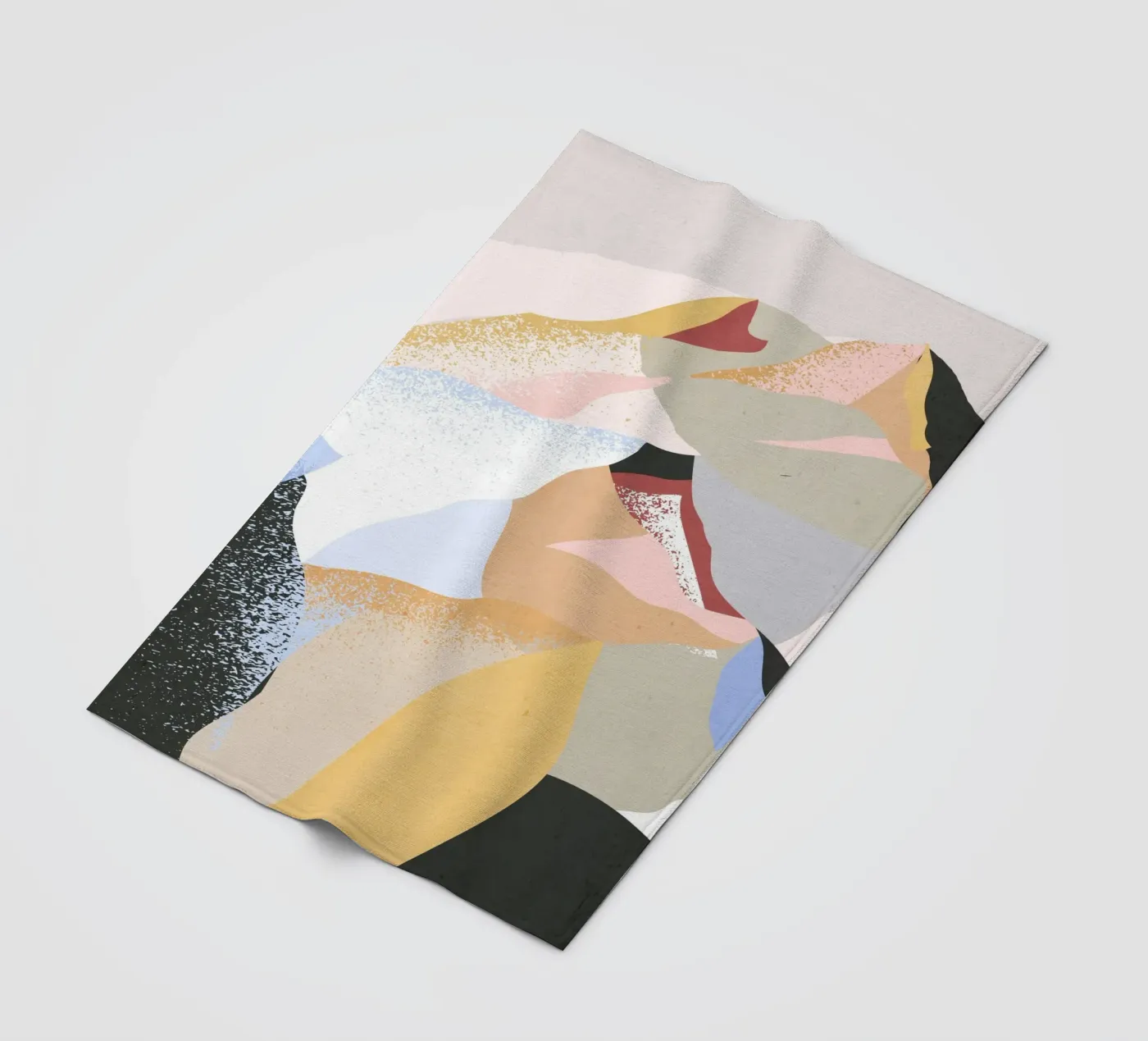 Abstracte berg fleecedeken van M.A.Z.U.N.