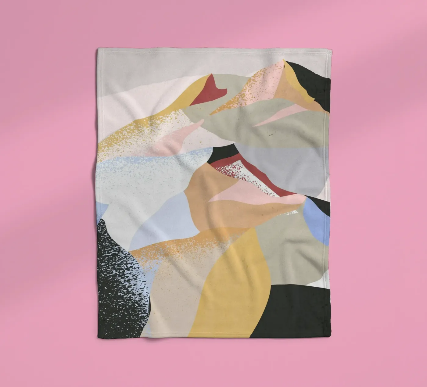 Abstracte berg fleecedeken van M.A.Z.U.N.