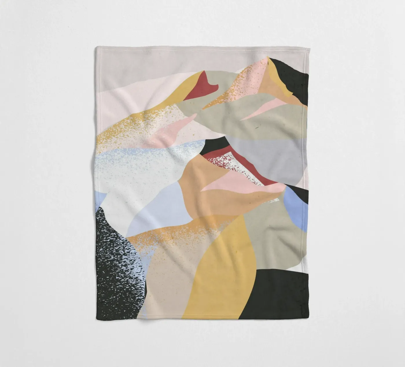 Abstracte berg fleecedeken van M.A.Z.U.N.