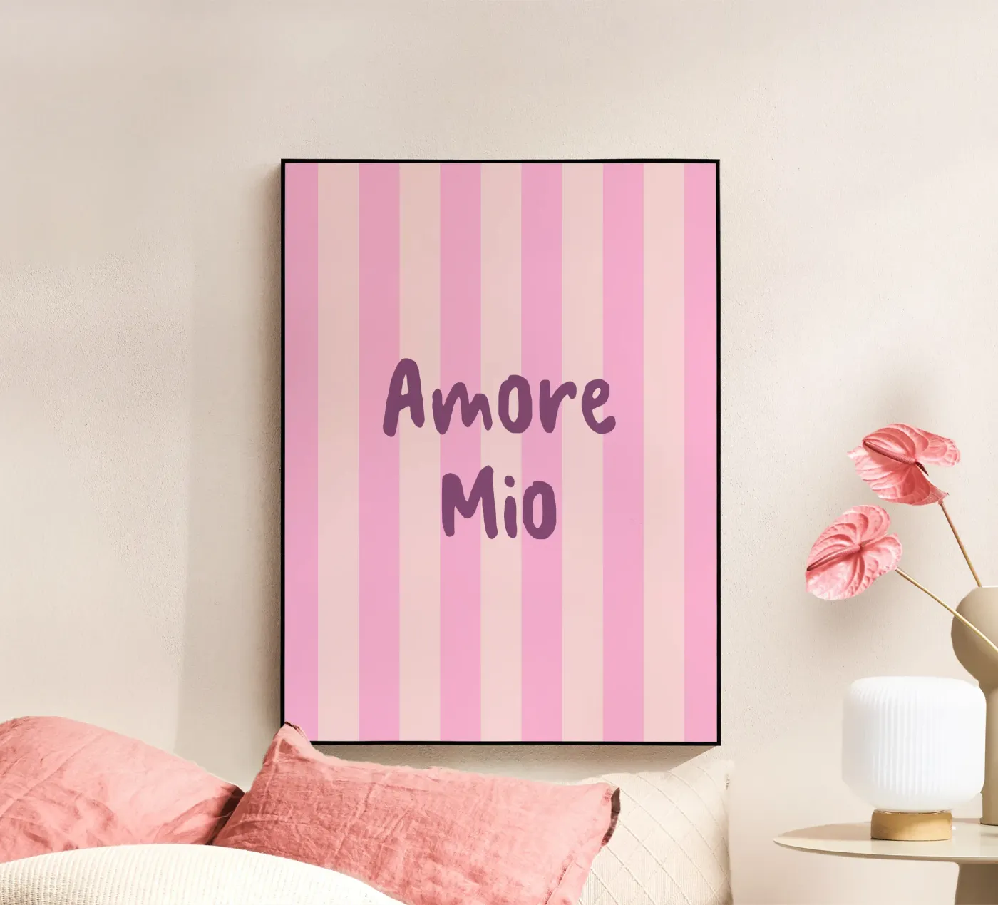 Amore Mio acryl van Between Lines