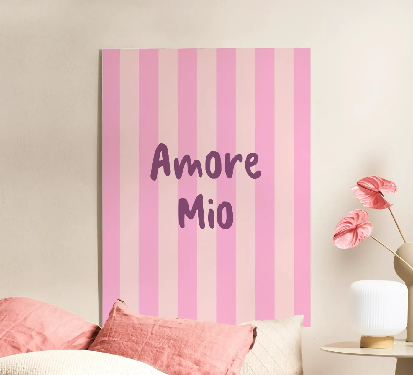 Amore Mio acryl van Between Lines