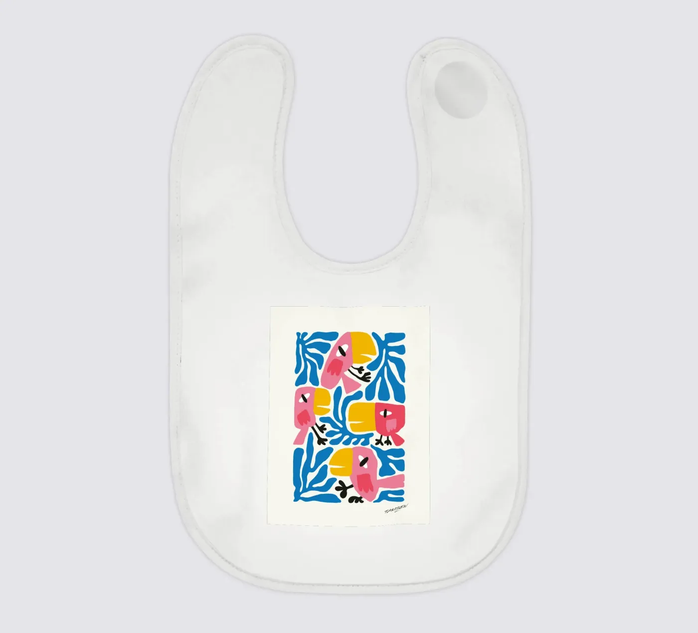 Crazy birds bavaglino da Tamsen Design
