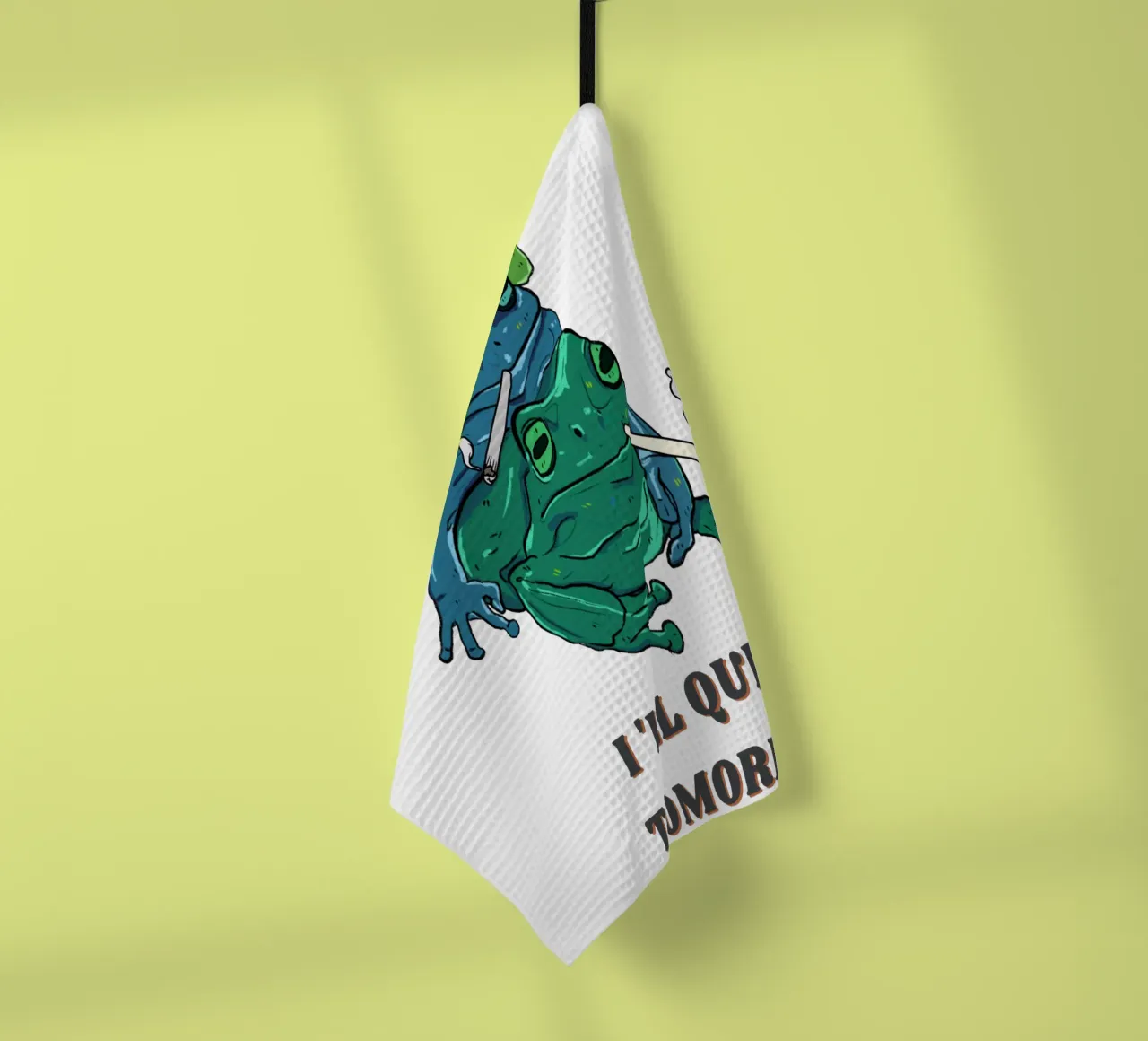 Follie da ranocchio canovaccio da cucina da DesignArt