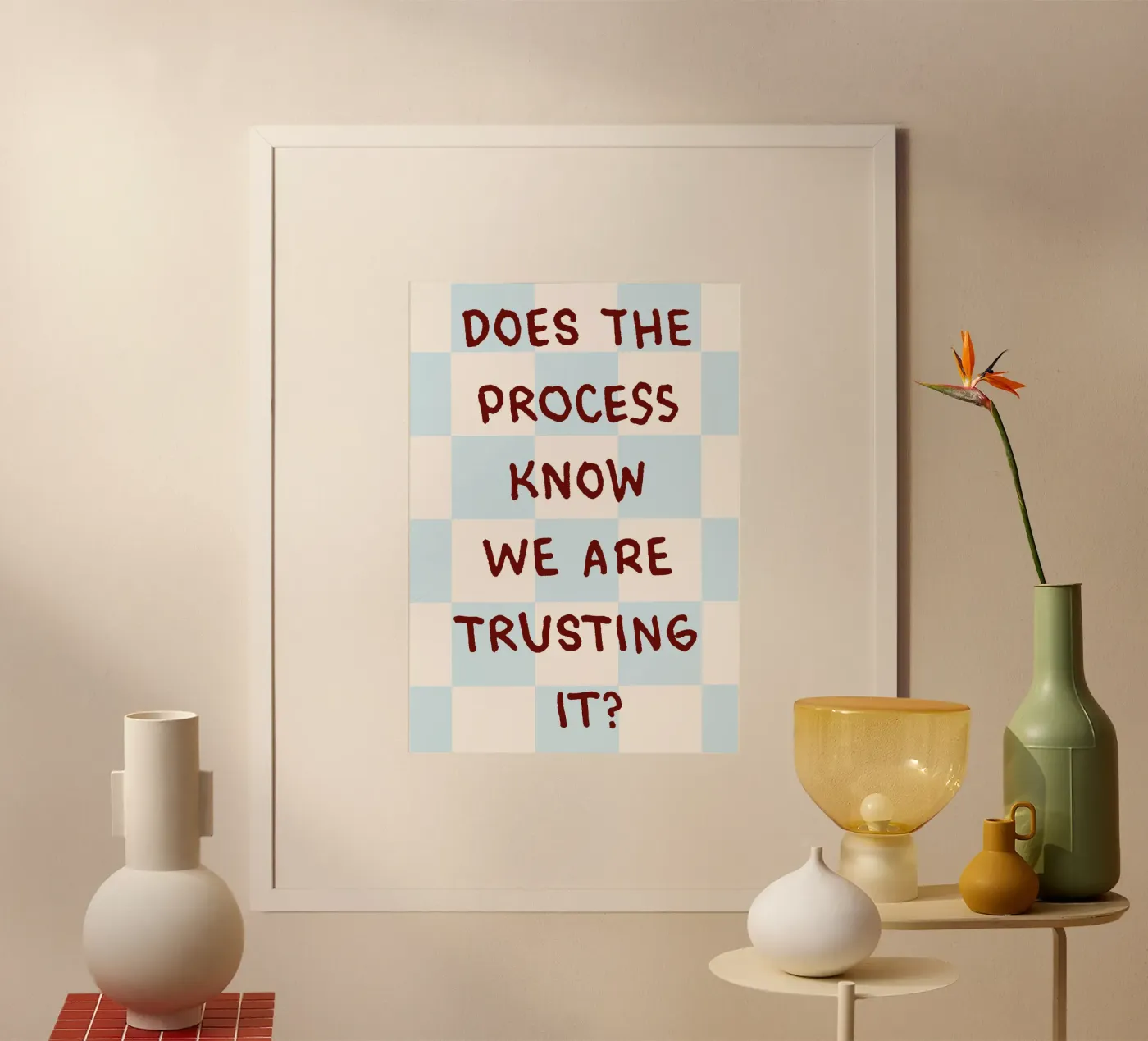 trust the process poster van kludge