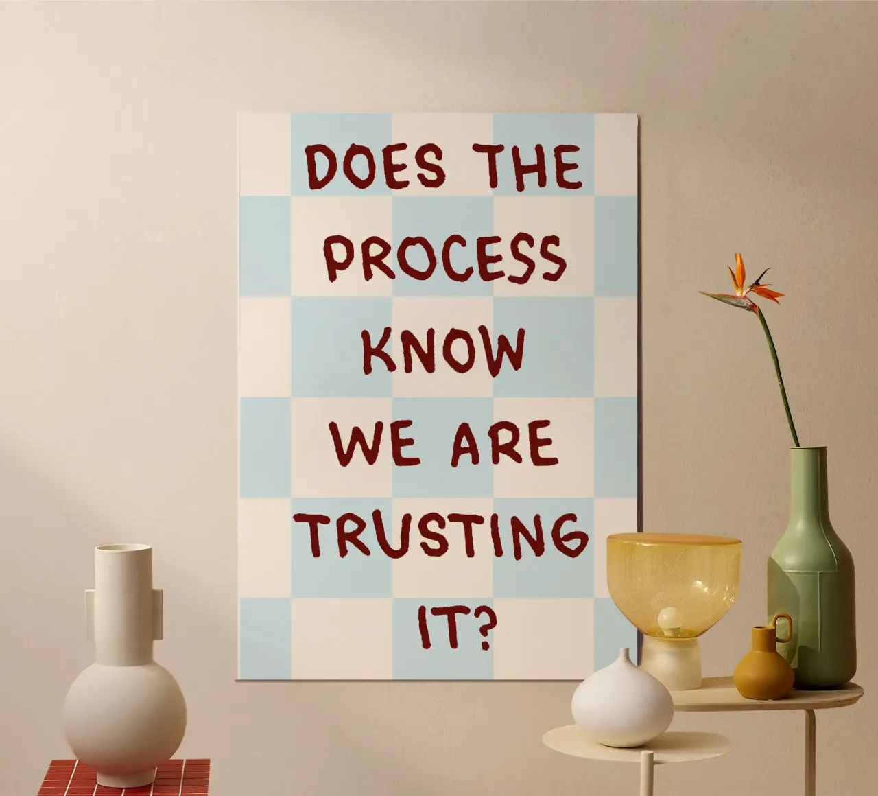 trust the process poster da kludge