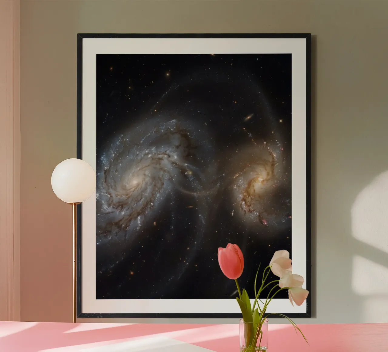 Interacting Galaxies poster da Stellar Dream Art