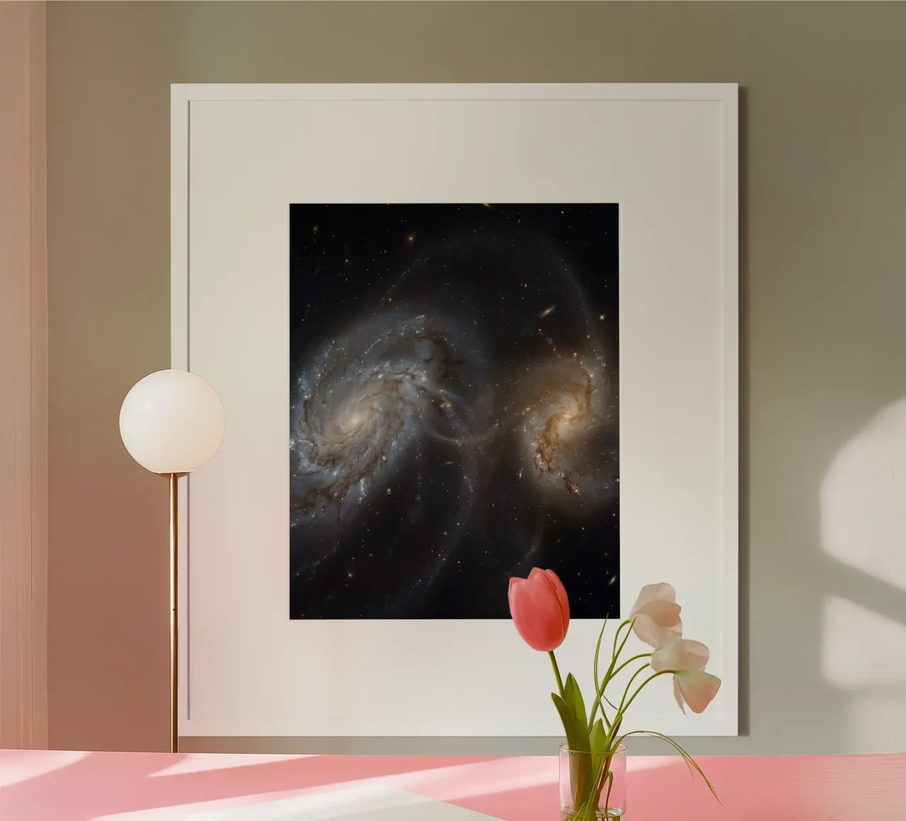 Interacting Galaxies poster da Stellar Dream Art