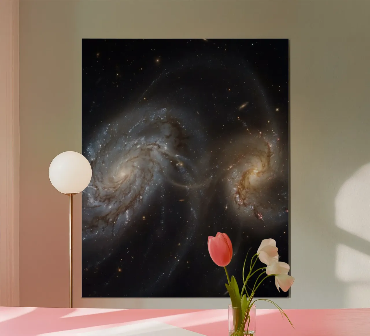 Interacting Galaxies poster da Stellar Dream Art
