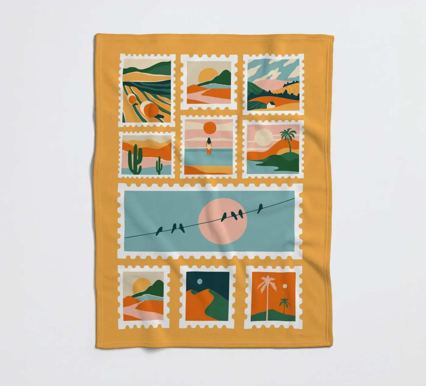 Somewhere Fleecedecke von Tamsen Design