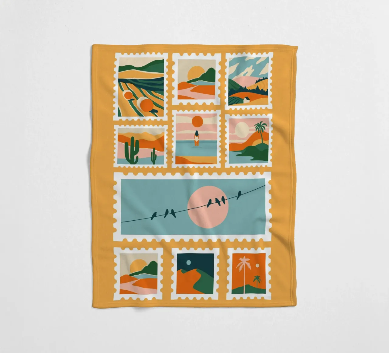 Somewhere fleecedeken van Tamsen Design