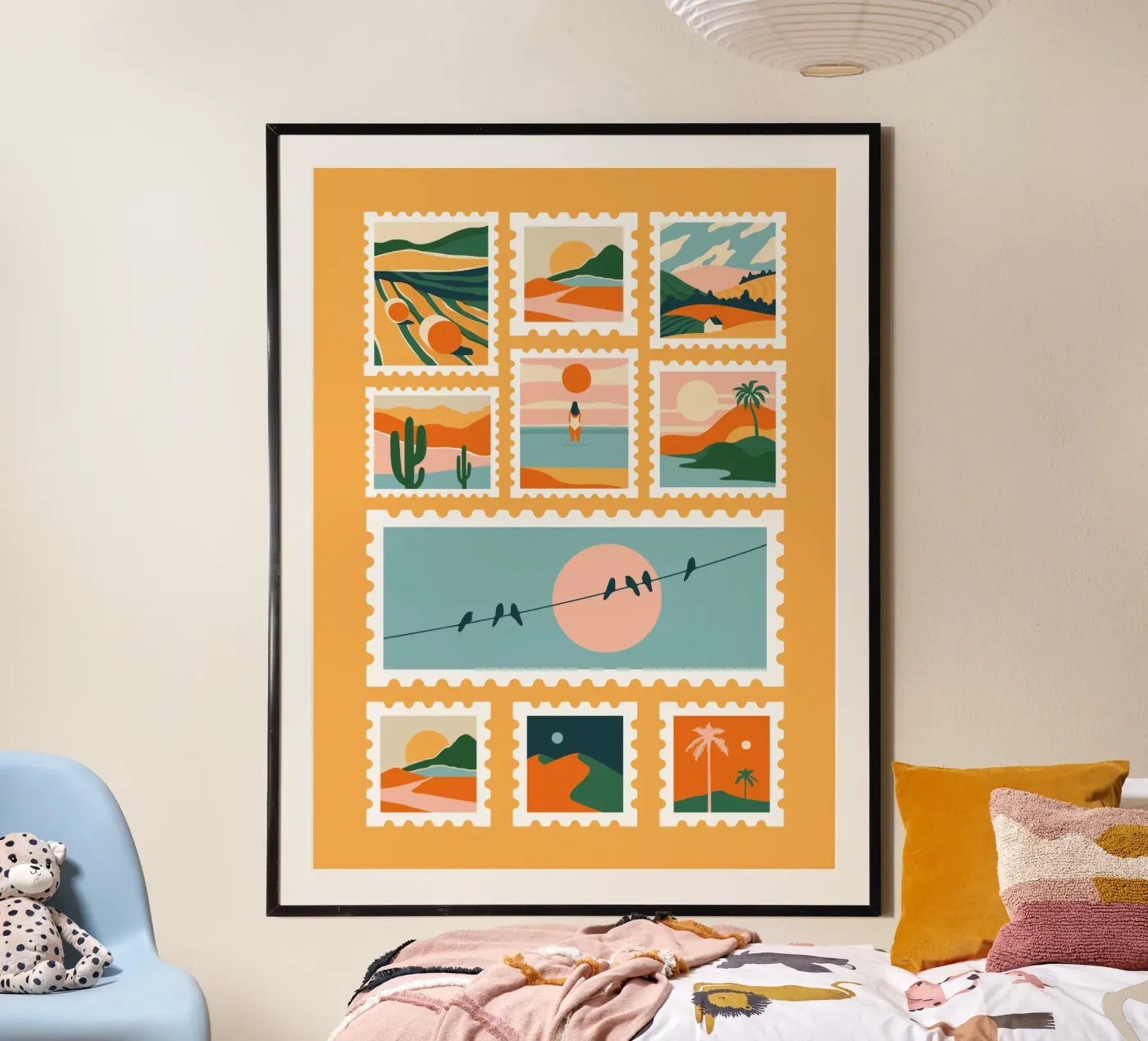 Somewhere poster van Tamsen Design