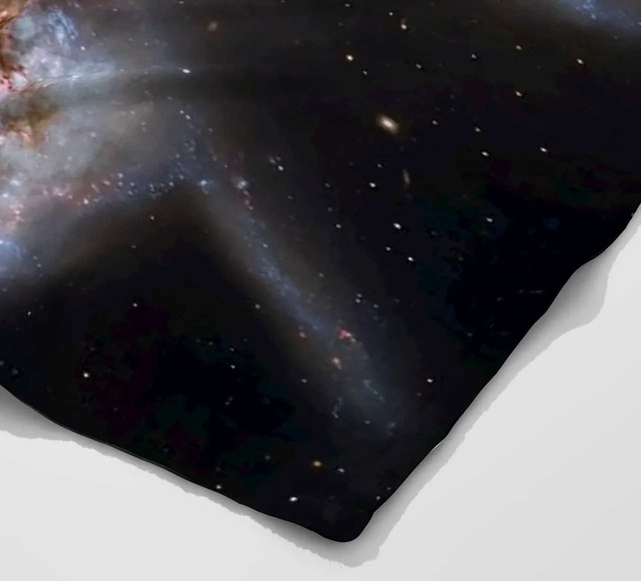 Cosmic interaction fleecedeken van Stellar Dream Art