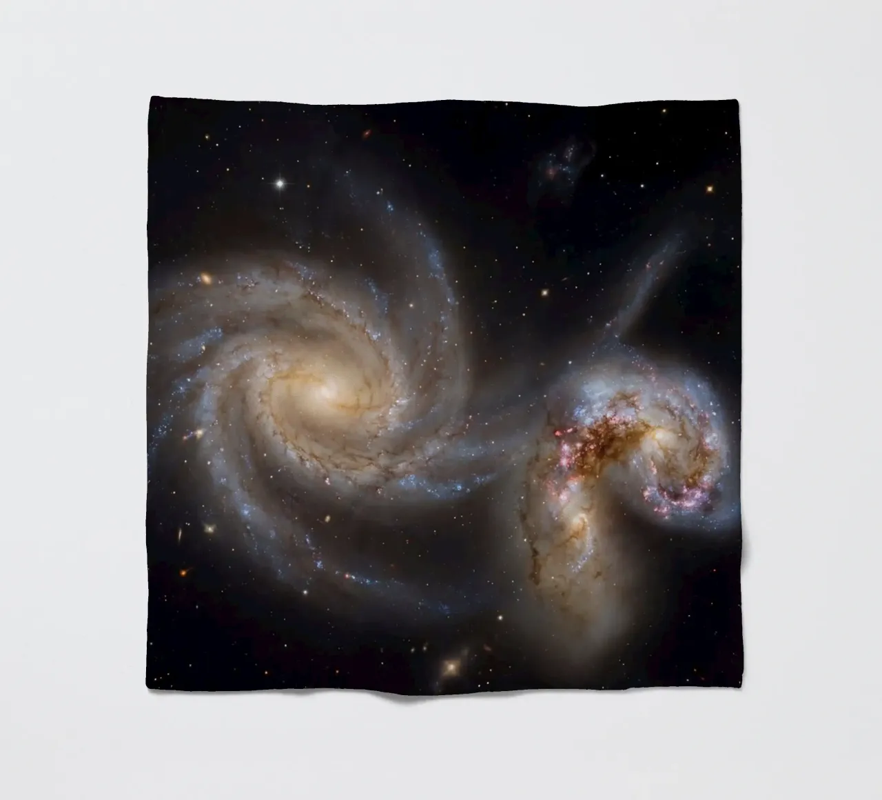 Cosmic interaction coperta in pile da Stellar Dream Art