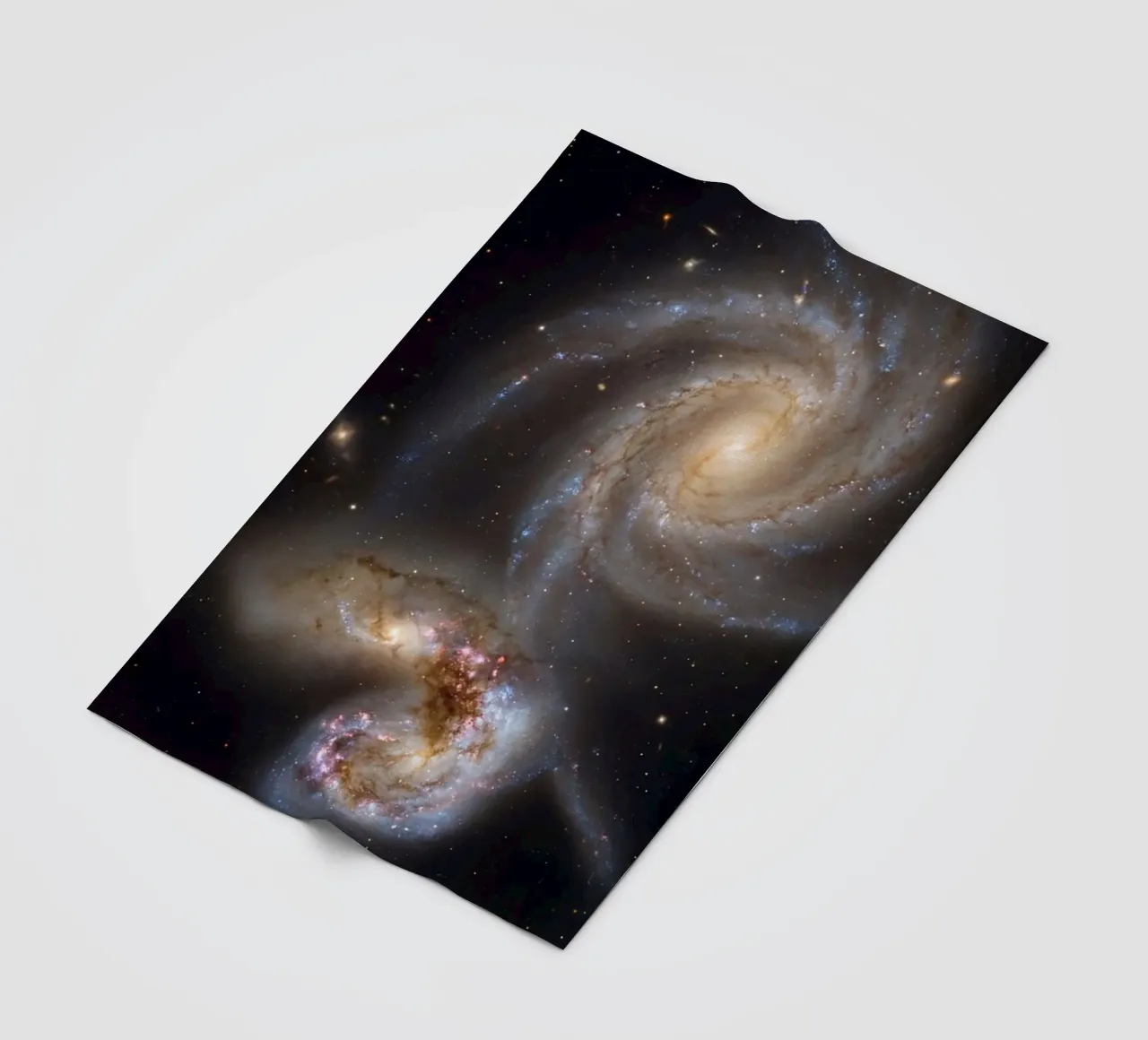 Cosmic interaction coperta in pile da Stellar Dream Art