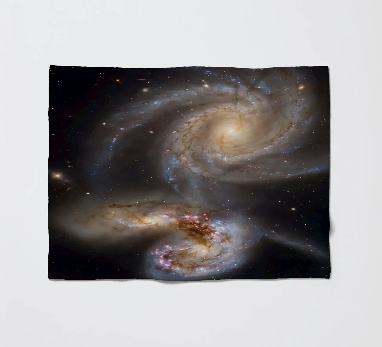 Cosmic interaction coperta in pile da Stellar Dream Art