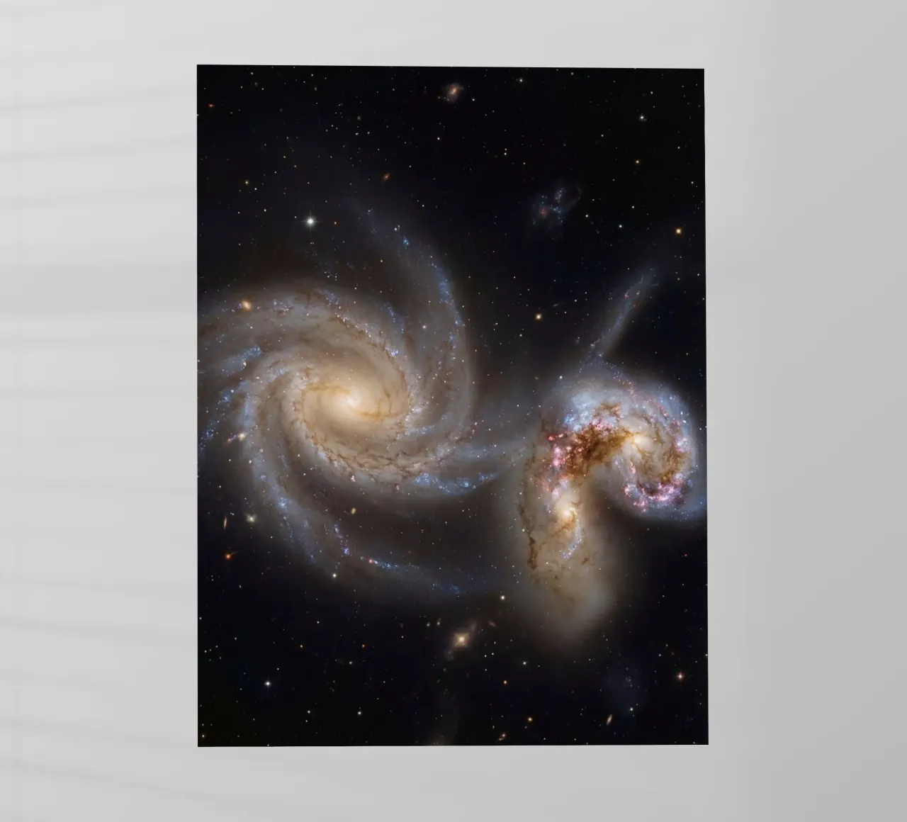 Cosmic interaction pellicola backlit da Stellar Dream Art