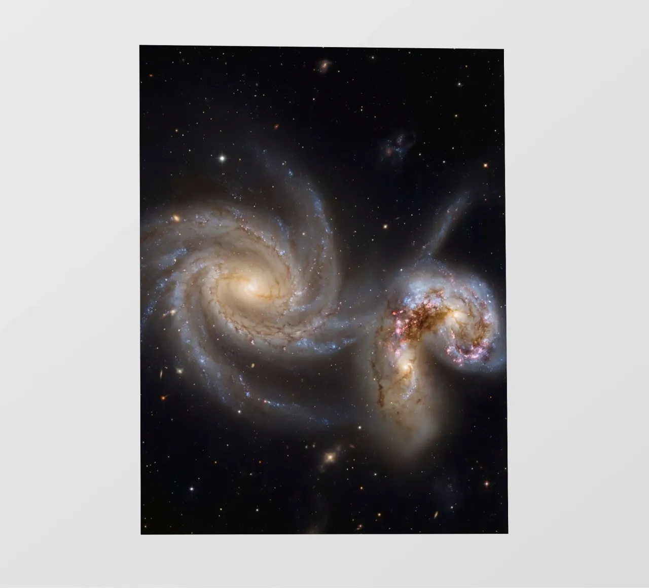 Cosmic interaction pellicola backlit da Stellar Dream Art