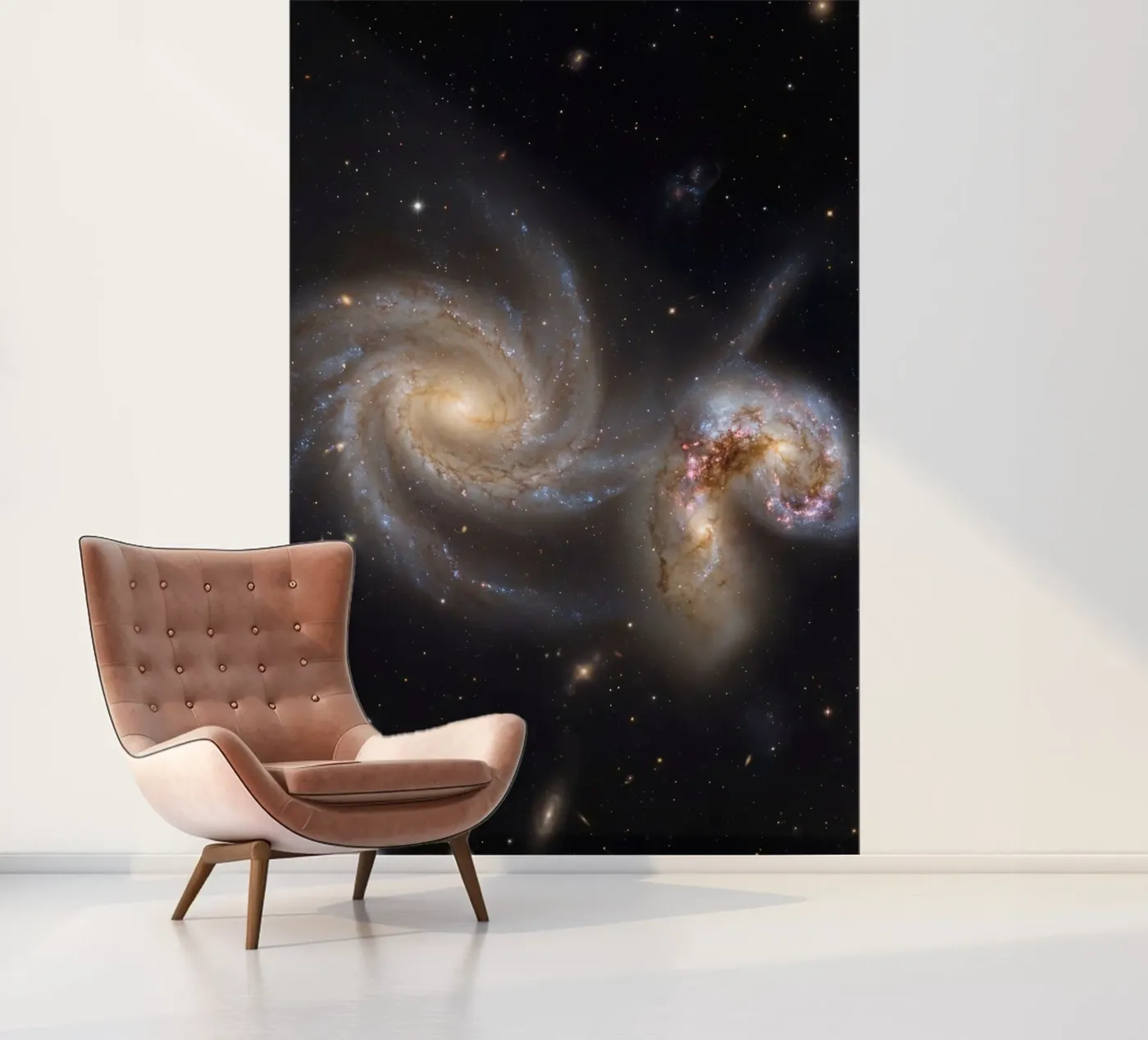Cosmic interaction papier peint photo de Stellar Dream Art