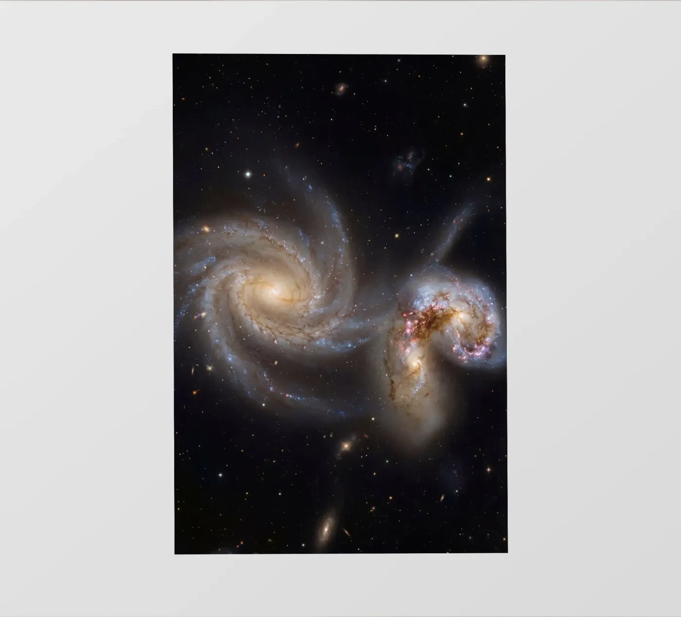 Cosmic interaction papier peint photo de Stellar Dream Art