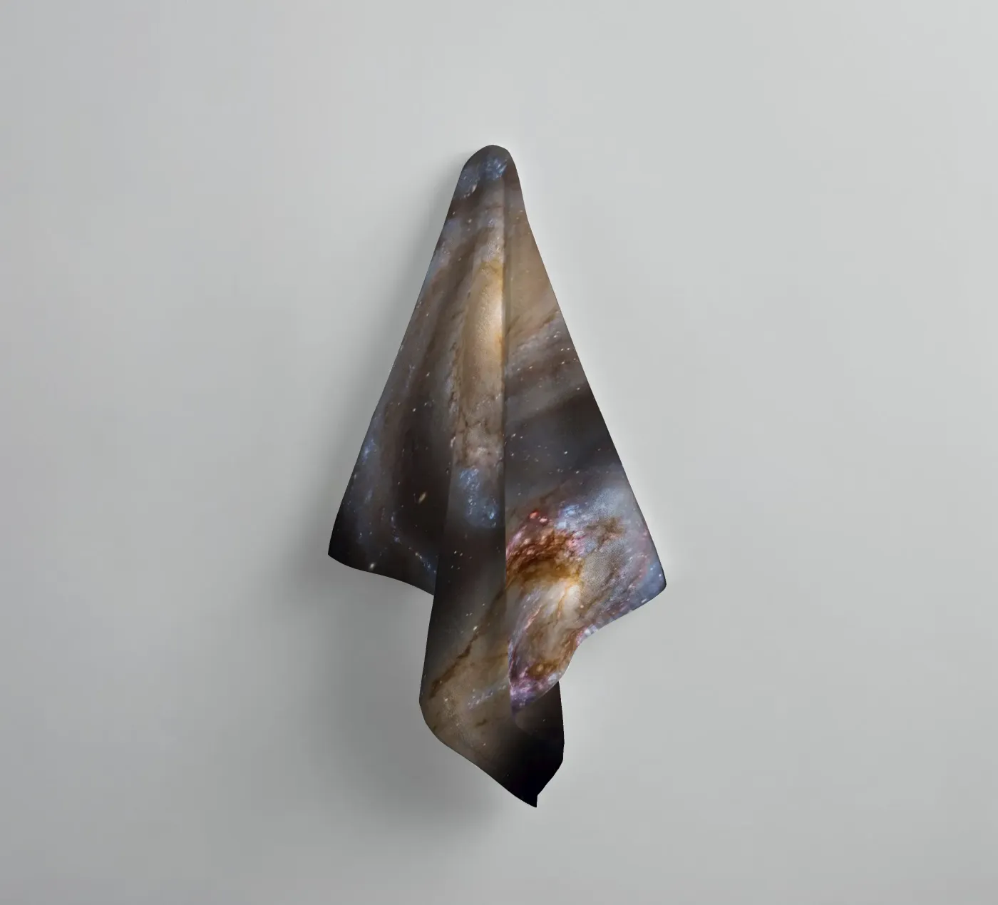 Cosmic interaction badhanddoek van Stellar Dream Art