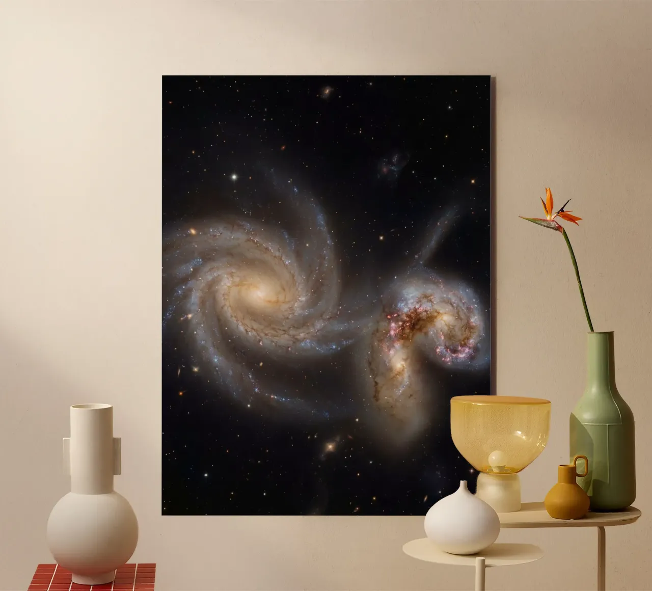 Cosmic interaction forex plate by Stellar Dream Art