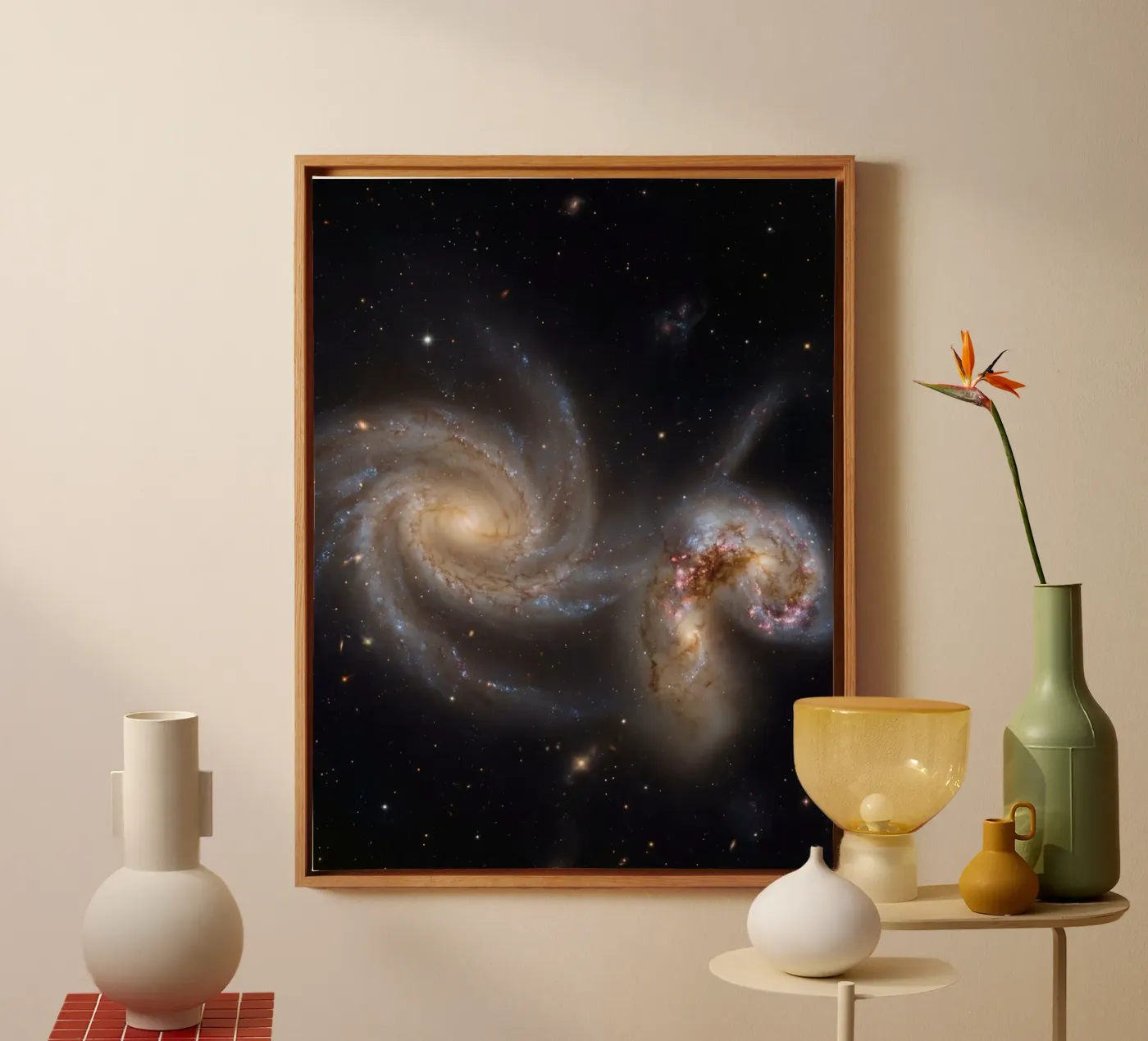 Cosmic interaction toile de Stellar Dream Art