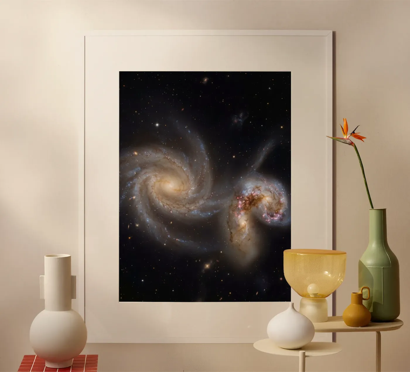 Cosmic interaction poster van Stellar Dream Art