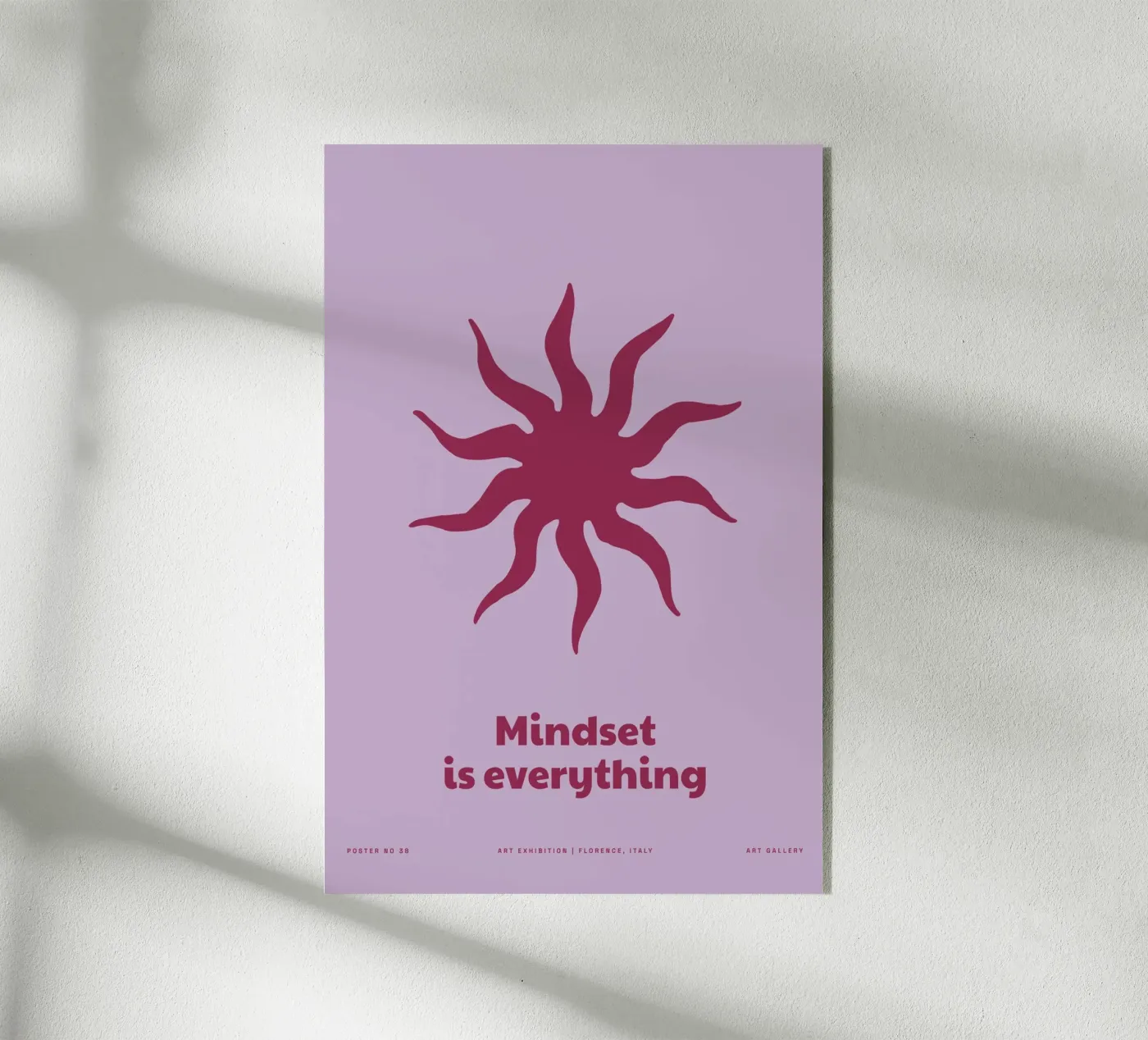 Mindset Is Everything acryl van treechild
