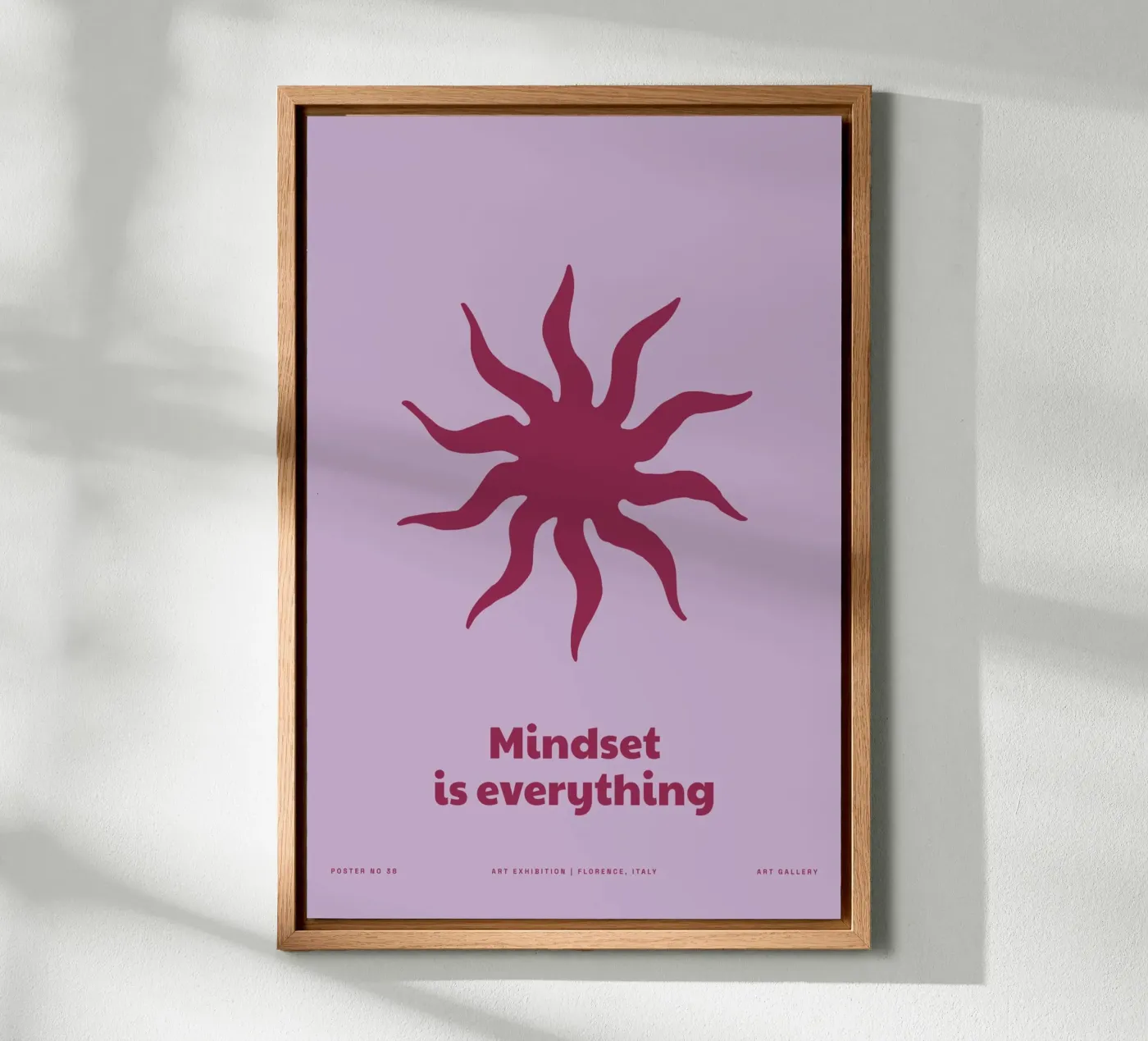 Mindset Is Everything pannello forex da treechild