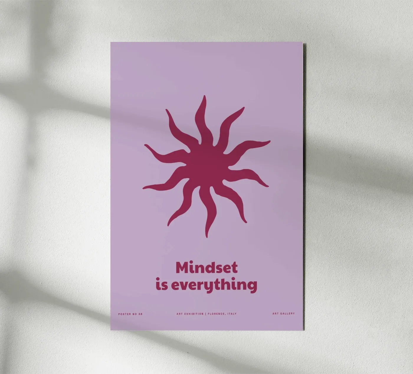 Mindset Is Everything pannello forex da treechild