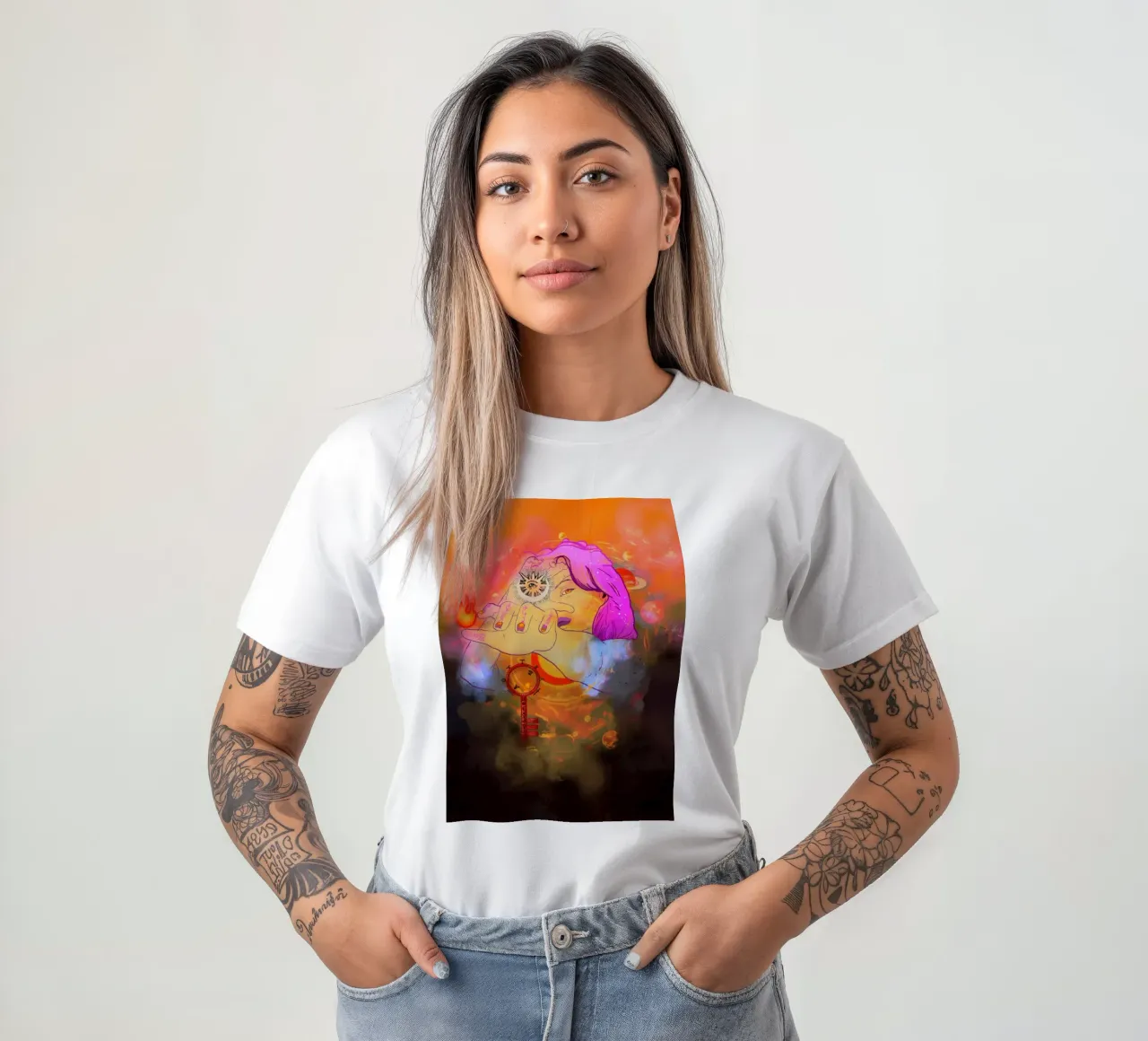 Portal of Perception t-shirt by Raquel Leyva