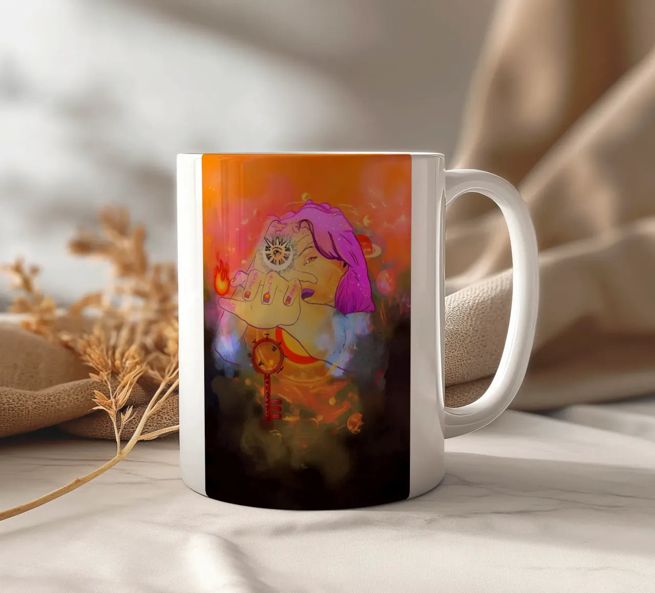 Portale della percezione tazza in ceramica da Raquel Leyva