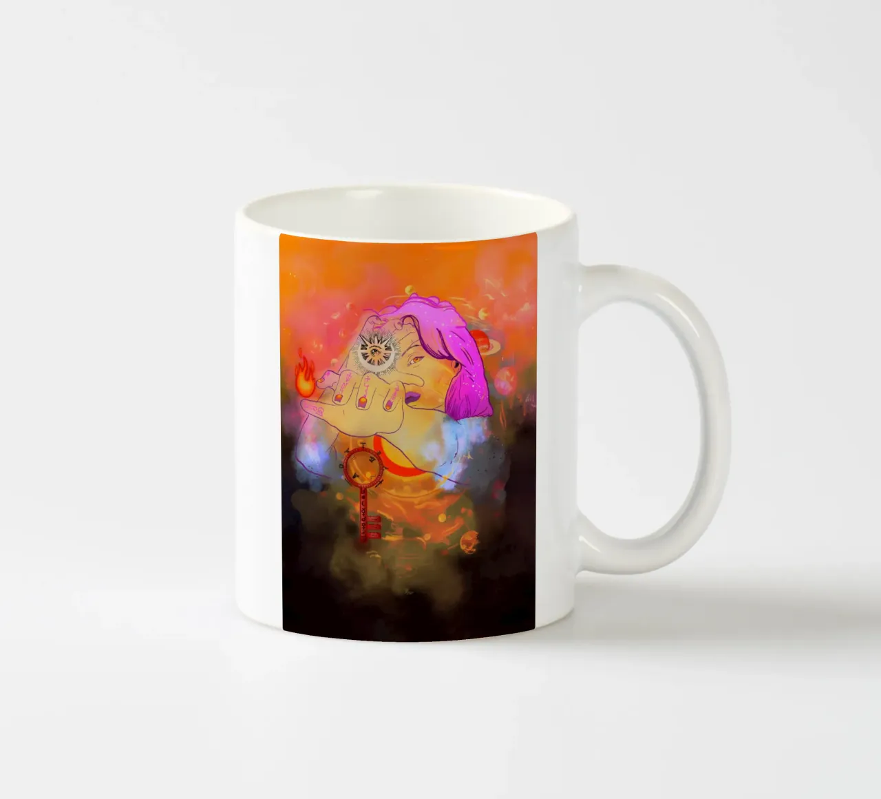 Portale della percezione tazza in ceramica da Raquel Leyva
