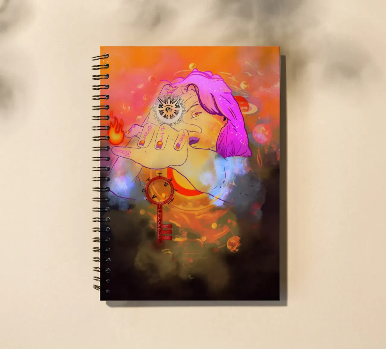 Portal of Perception spiral notebook by Raquel Leyva