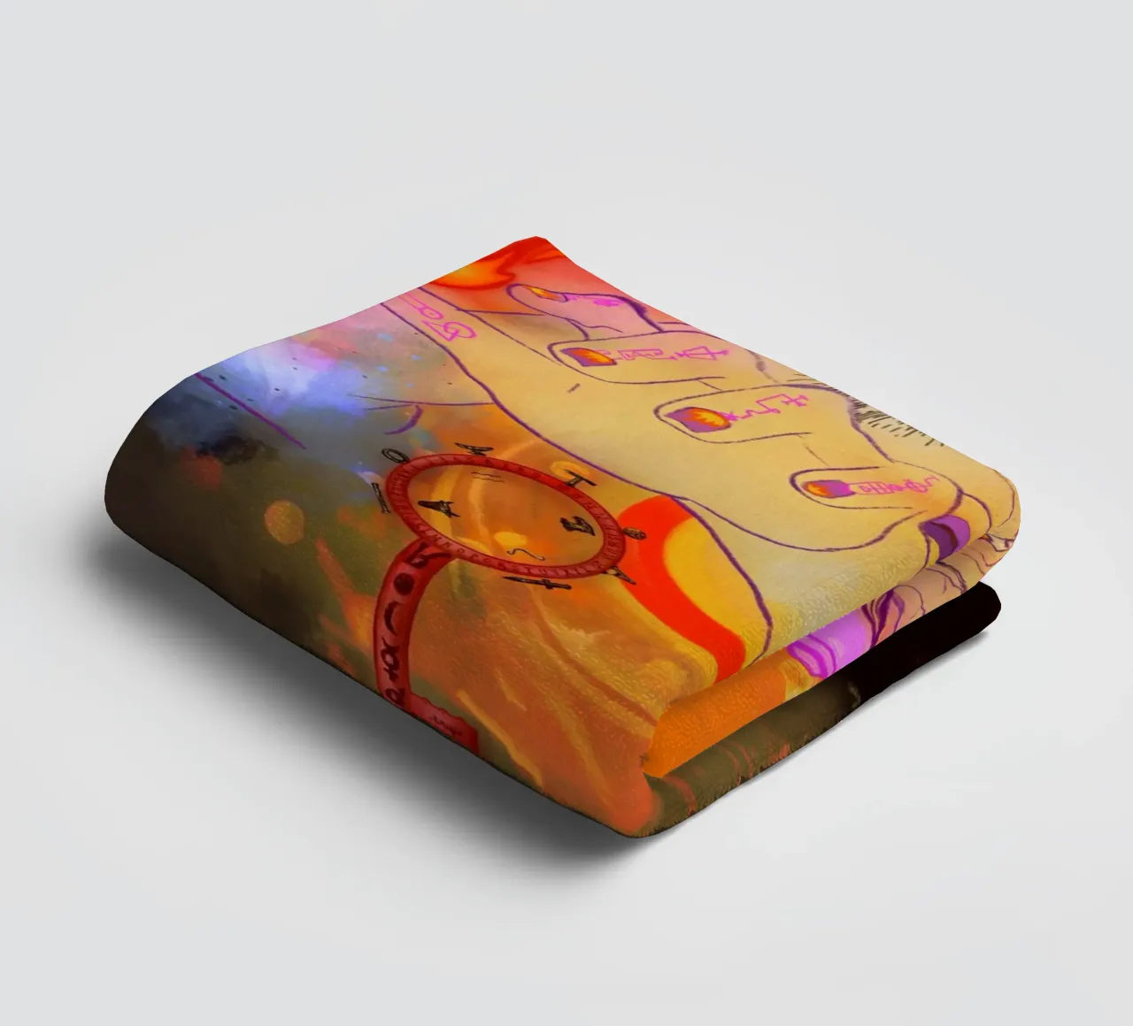 Portal of Perception towel by Raquel Leyva