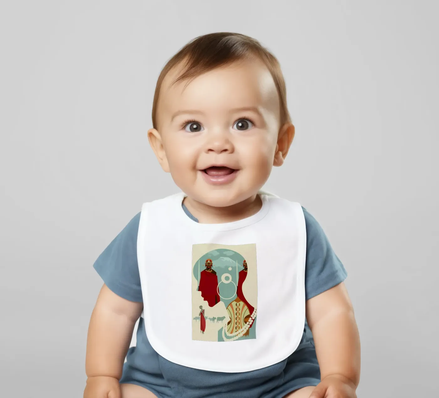 Maasai bavaglino da Dieter Braun