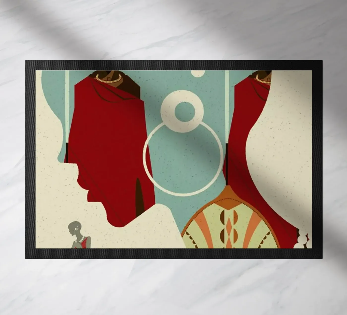 Maasai deurmat van Dieter Braun